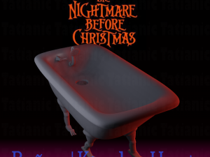 Ducha - kingdom hearts - THE NIGHTMARE BEFORE CHRISTMAS 3D print model Model Cetak 3D