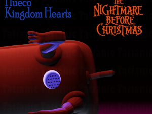 Ducha - kingdom hearts - THE NIGHTMARE BEFORE CHRISTMAS 3D print model Model Cetak 3D