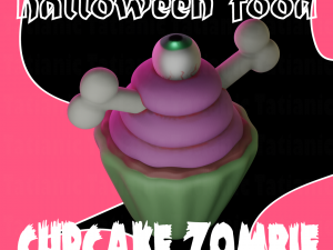 CUPCAKE ZOMBIE 3D print model Modelo de impresión 3D