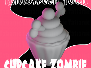 CUPCAKE ZOMBIE 3D print model Modelo de impresión 3D