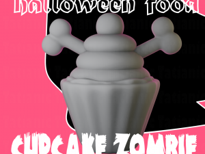 CUPCAKE ZOMBIE 3D print model Modelo de impresión 3D