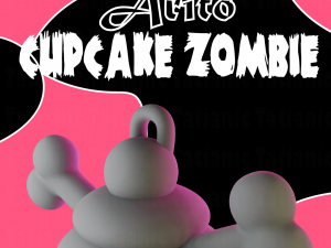 CUPCAKE ZOMBIE 3D print model Modelo de impresión 3D