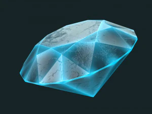10 Crystal Gemstone Pack VR-AR 3D Model