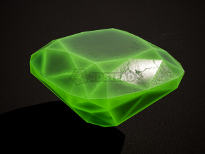 10 Crystal Gemstone Pack VR-AR Modelo 3D