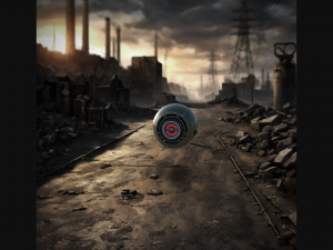 Reconnaissance Sphere Drone PBR Low-poly LODs 3Dモデル