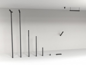 Street Light Kit Low-poly PBR s 3D मॉडल