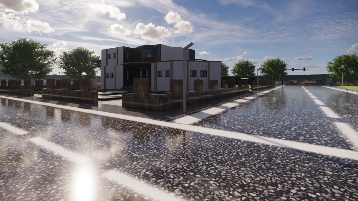 Papatya Villa Project 3D Model .c4d .max .obj .3ds .fbx .stl .blend