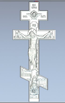 Crucifix 3D 模型 .c4d .max .obj .3ds .fbx .stl .blend 