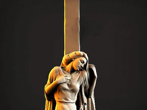 Распятие 3D Модель