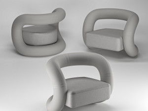 ArmChair G13 - Bow 3D Model