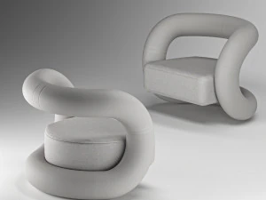 ArmChair G13 - Bow 3D Model