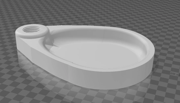 Cat bowl with bottle attachment 3D Print Model .c4d .max .obj .3ds .fbx .stl .blend
