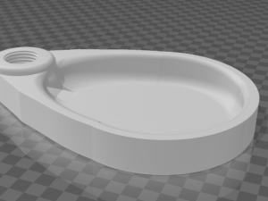 Cat bowl with bottle attachment 3D Принт Модель