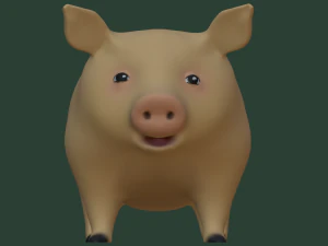 Pig 3D Model