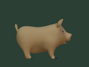 Pig 3D Model