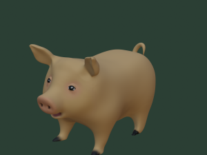 Pig 3D Model