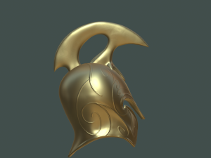 Elven helmet Modelo 3D