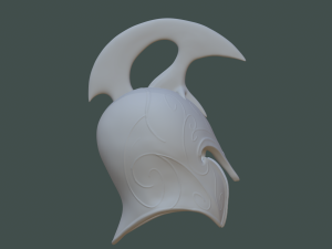 Elven helmet 3D मॉडल