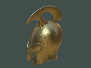 Elven helmet 3D मॉडल