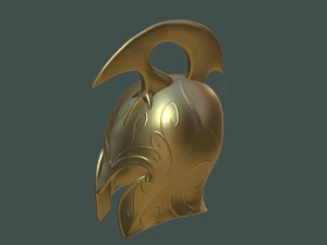 Elfenhelm 3D Modell