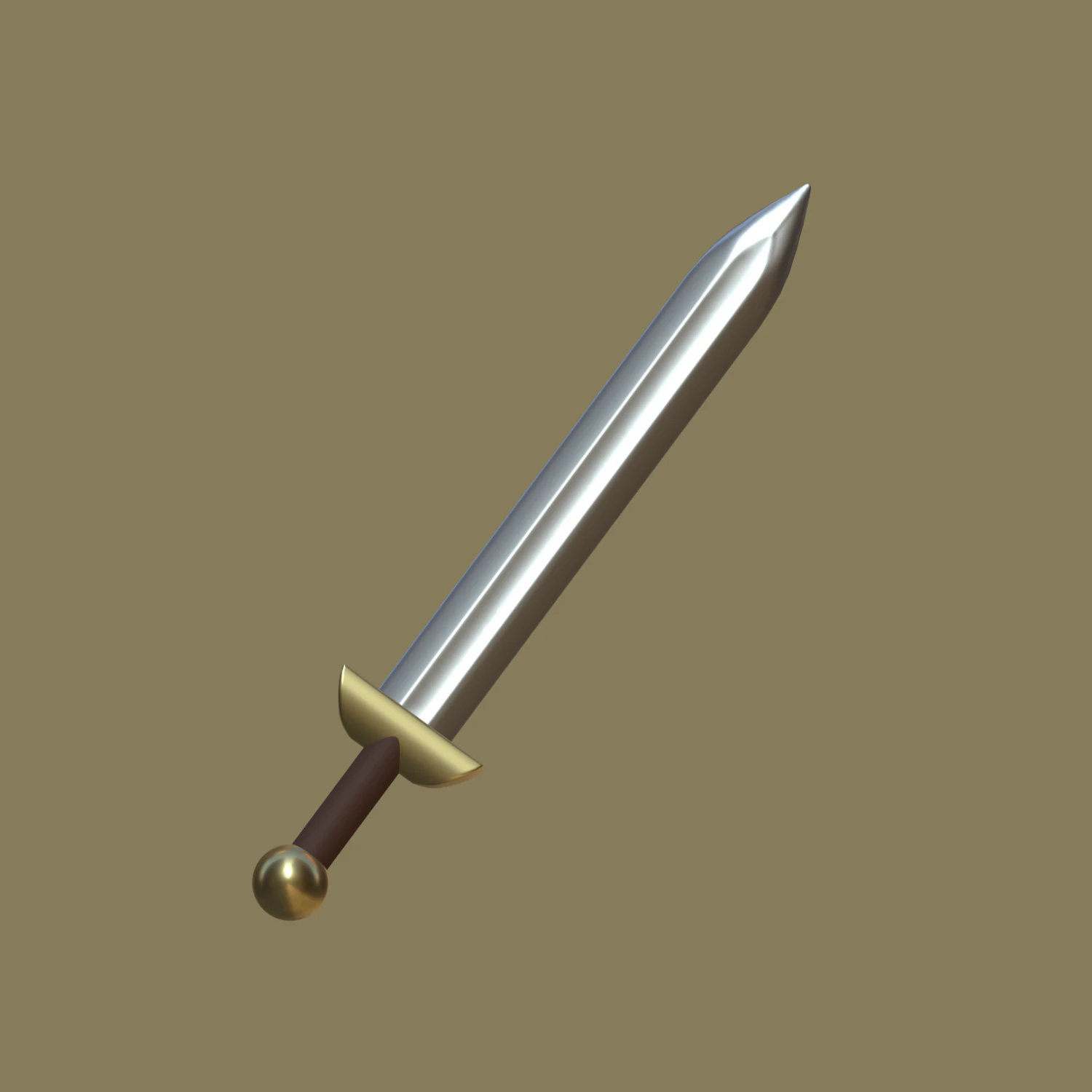 Sword 3D Model .c4d .max .obj .3ds .fbx .stl .blend