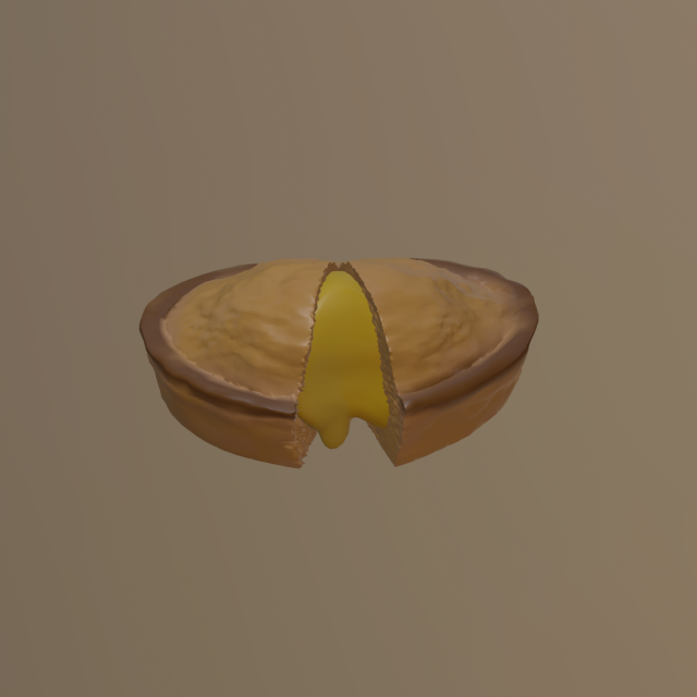 Pasticciotto leccese 3D Модель .c4d .max .obj .3ds .fbx .stl .blend 