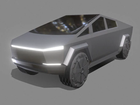Cybertruck Tesli Model 3D