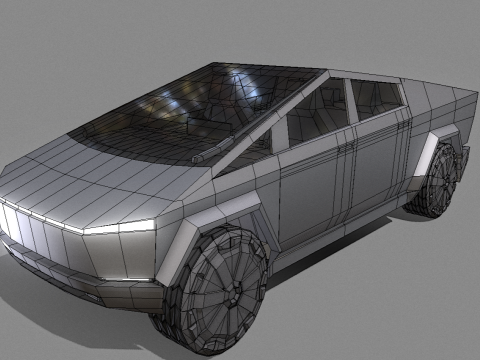 Tesla-cybertruck 3D Model