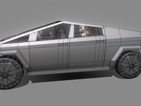 Tesla-cybertruck 3D Model