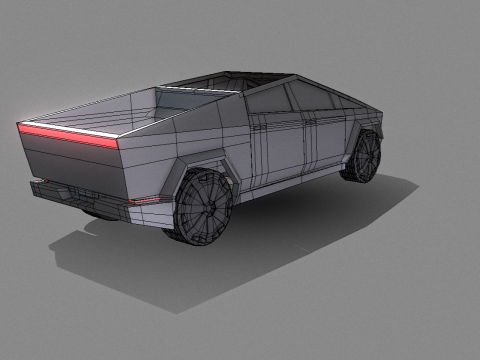 Tesla-cybertruck 3D Model