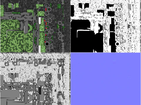 Low poly tank 3D Model