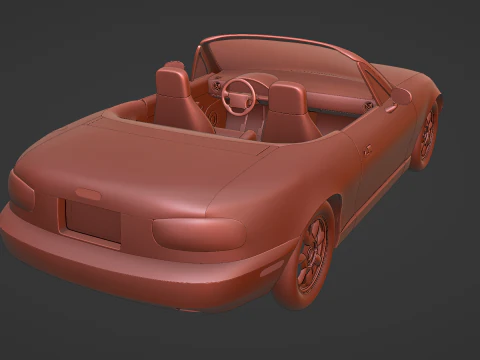 Mazda Miata MX-5 NA 3D Model