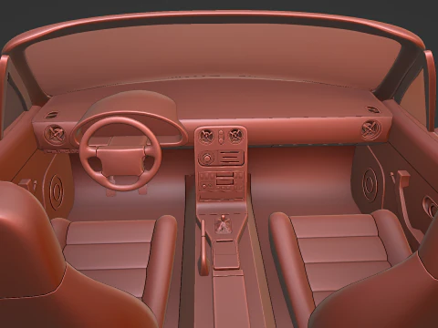Mazda Miata MX-5 NA 3D Model