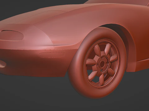 Mazda Miata MX-5 NA 3D Model