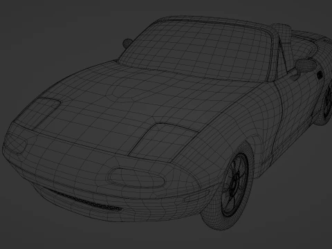 Mazda Miata MX-5 NA 3D Model