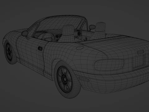 Mazda Miata MX-5 NA 3D Model