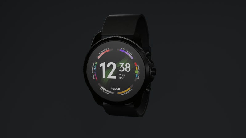 Fossil Gen-6 Smartwatch 3D Model .c4d .max .obj .3ds .fbx .stl .blend 