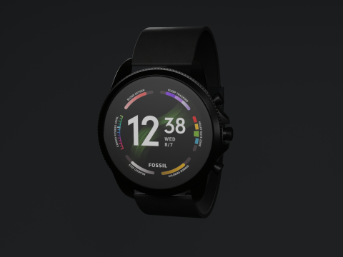 Fossil Gen-6 Smartwatch 3D मॉडल