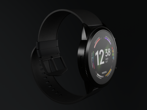 Fossil Gen-6 Smartwatch 3D Model