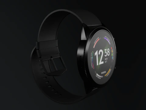Fossil Gen-6 Smartwatch 3D Model