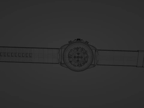 Fossil Gen-6 Smartwatch 3D Model