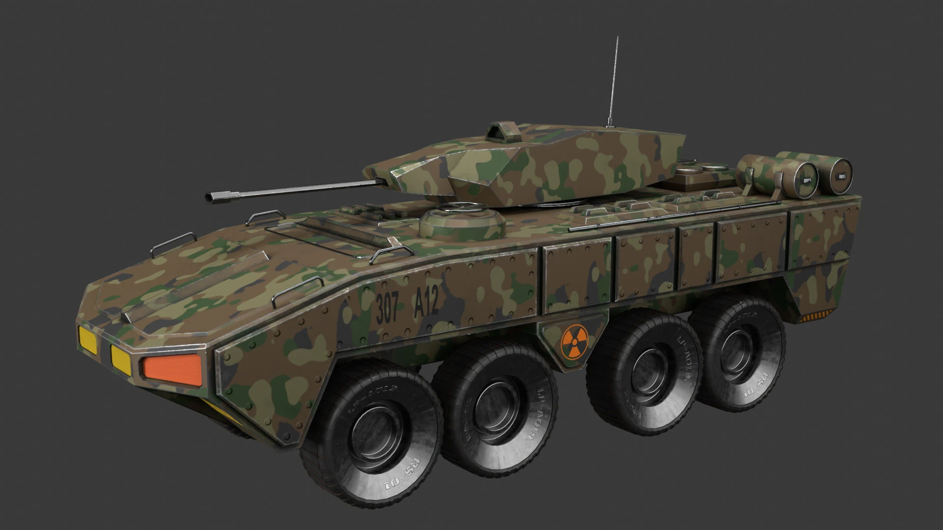 アナグマIFV 3Dモデル .c4d .max .obj .3ds .fbx .stl .blend 