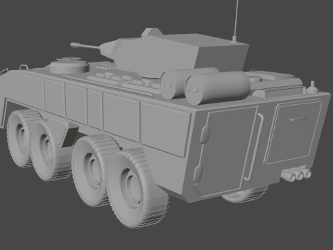 アナグマIFV 3Dモデル