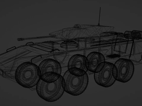 アナグマIFV 3Dモデル