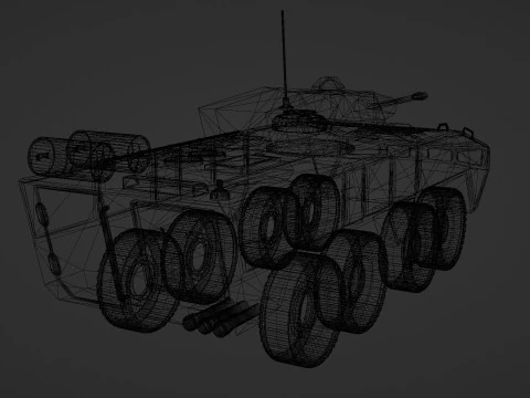 アナグマIFV 3Dモデル