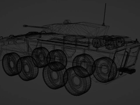 アナグマIFV 3Dモデル