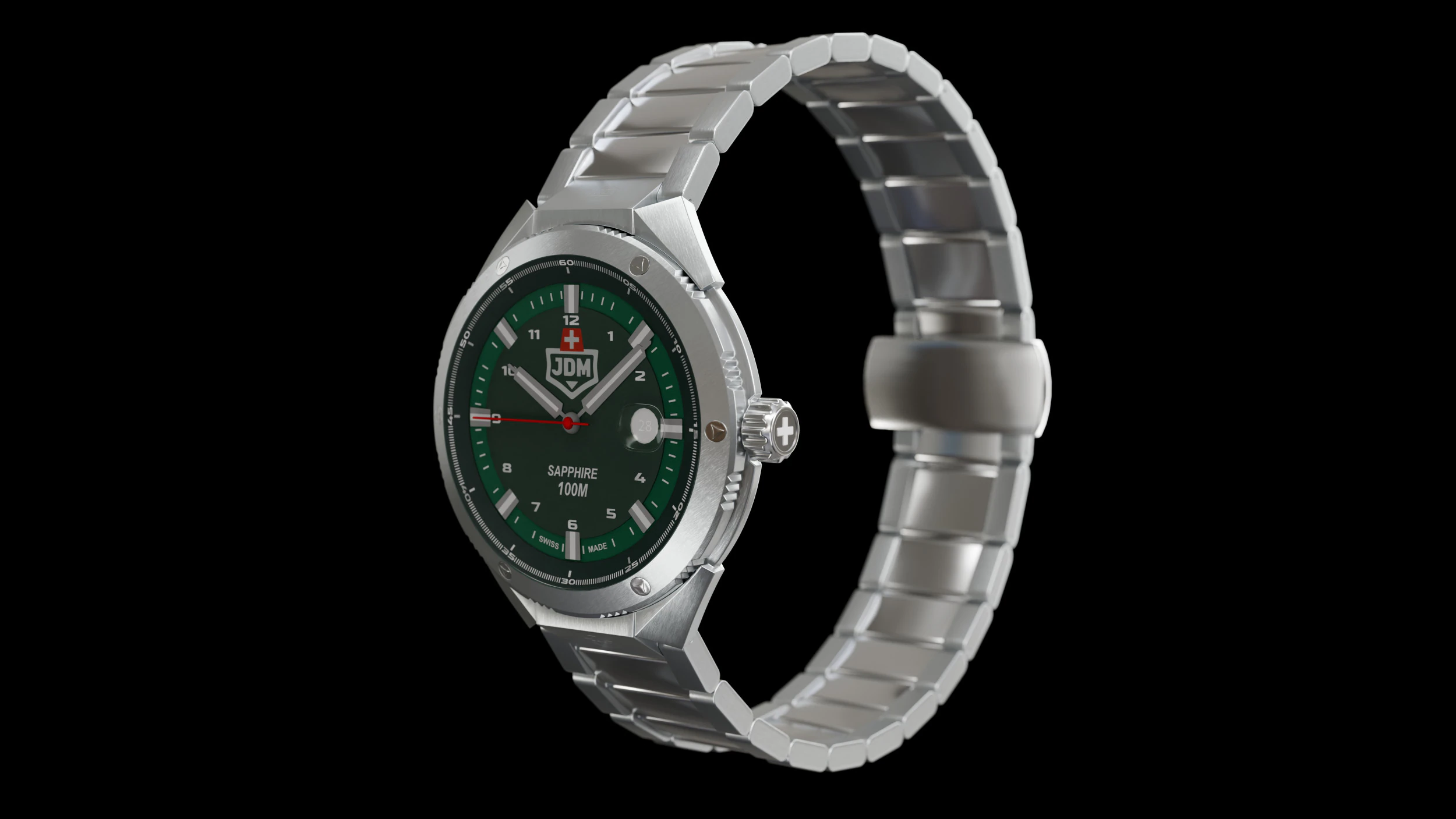 JDM Sapphire Watch 3D Model .c4d .max .obj .3ds .fbx .stl .blend