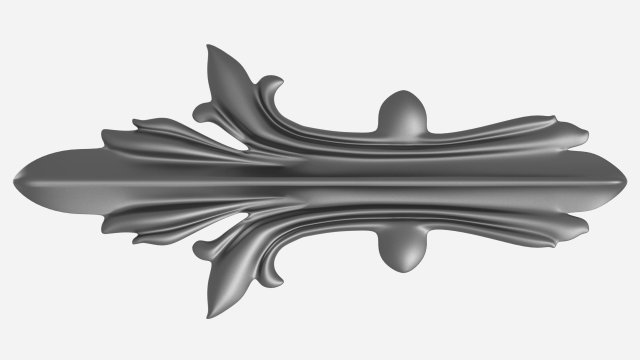 Metal Decor Element 3ds Max 2012 3Dモデル .c4d .max .obj .3ds .fbx .stl .blend 