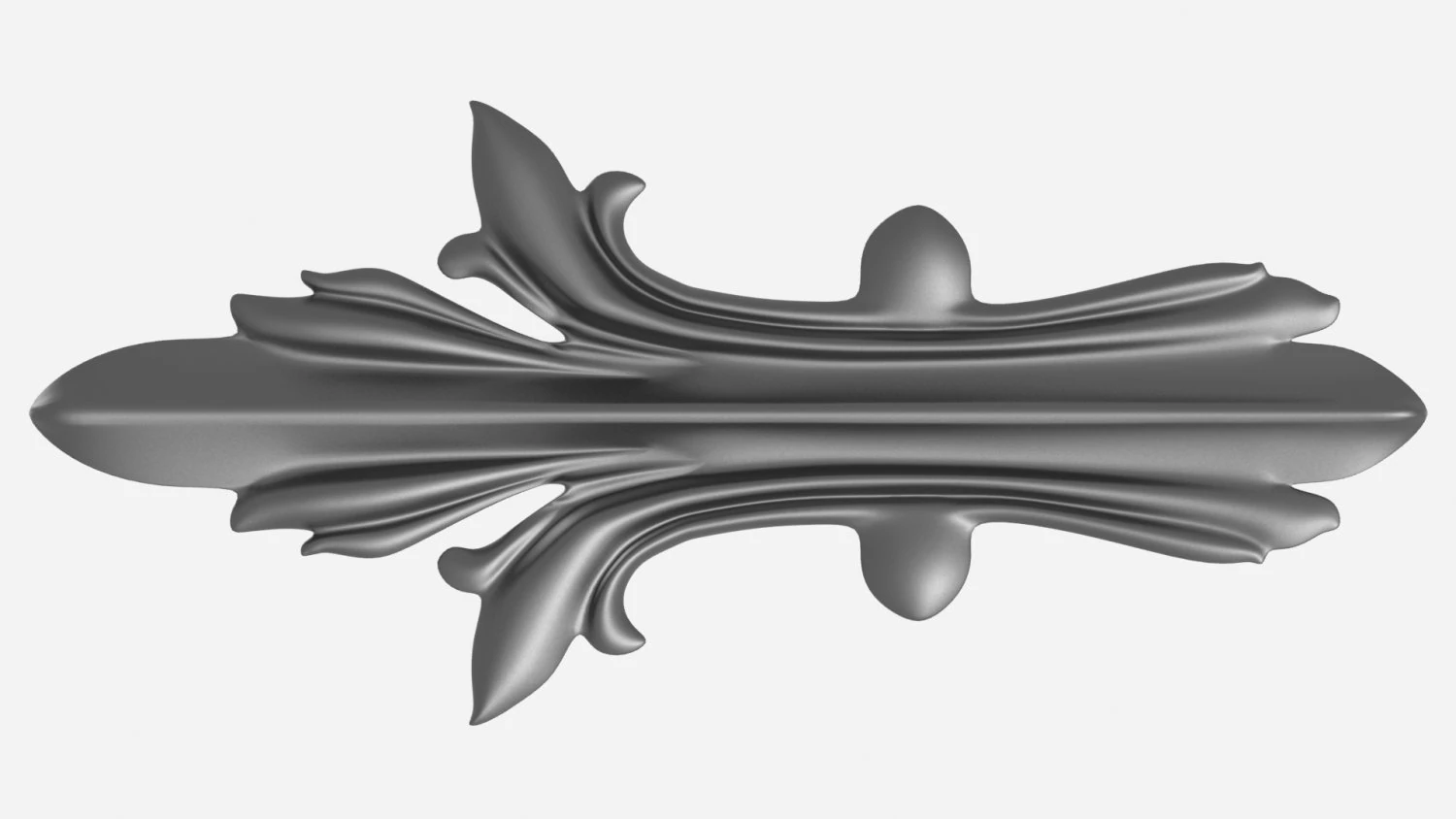Metal Decor Element 3ds Max 2012 3D Model .c4d .max .obj .3ds .fbx .stl .blend 