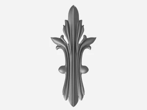 Metal Decor Element 3ds Max 2012 3D Model